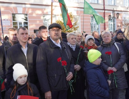 День Октябрьской революции отметили в Пинске
